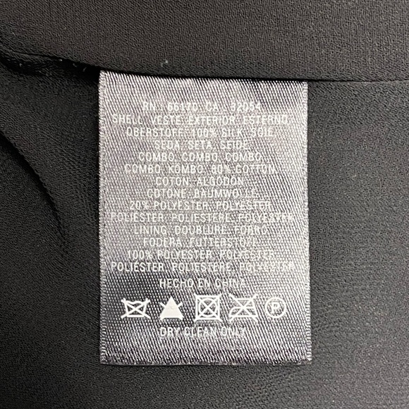 LEIFSDOTTIR Anthropologie Silk Watercolor Bird Asymmetrical Black Wrap Skirt - 2 - Picture 11 of 11